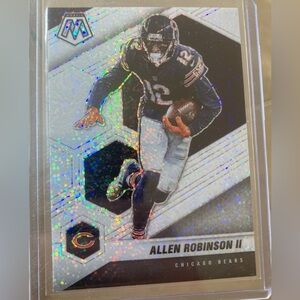 2021 Panini Mosaic White Sparkle Prizm Allen Robinson II #40 SSP Bears Card